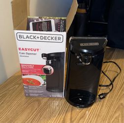 Black+Decker EasyCut Electric Can Opener - Like New in Box!