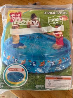 3-Ring Inflatable Pool - New
