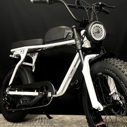 New 30 Mph Electric Bike - FREE ASSEMBLY- Super 73 Similar Fat Tire 20 X 4 Cruiser Electric Bike (All Info In Description) 