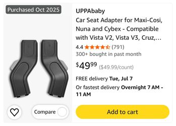Uppababy adapter