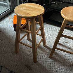 Wooden Bar Stools