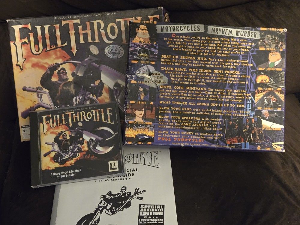 Full Throttle Big Box Pc Game