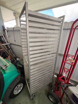 Commercial Aluminum Sheet Pan Rack on Wheels