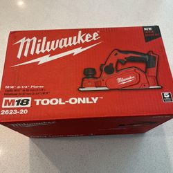 New Milwaukee M18 3-1/4 “ Planer Tool-Only