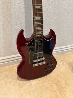 SG-Style Electric Guitar with Seymour Duncan Pickups