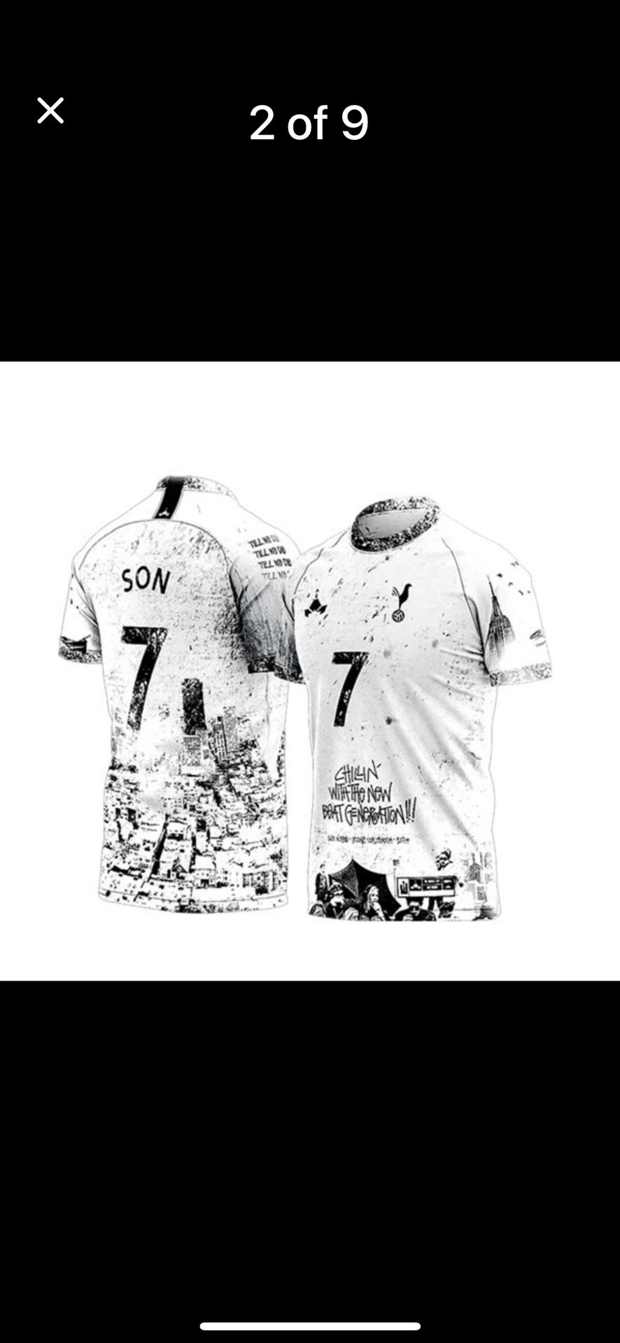 Tottenham Hotspur x Stussy Custom Jersey