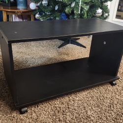 Useful Black Rolling Shelf