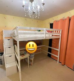 Full Loft Bed with stairs
