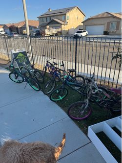 (6) Kids Bikes for Project or Fixing