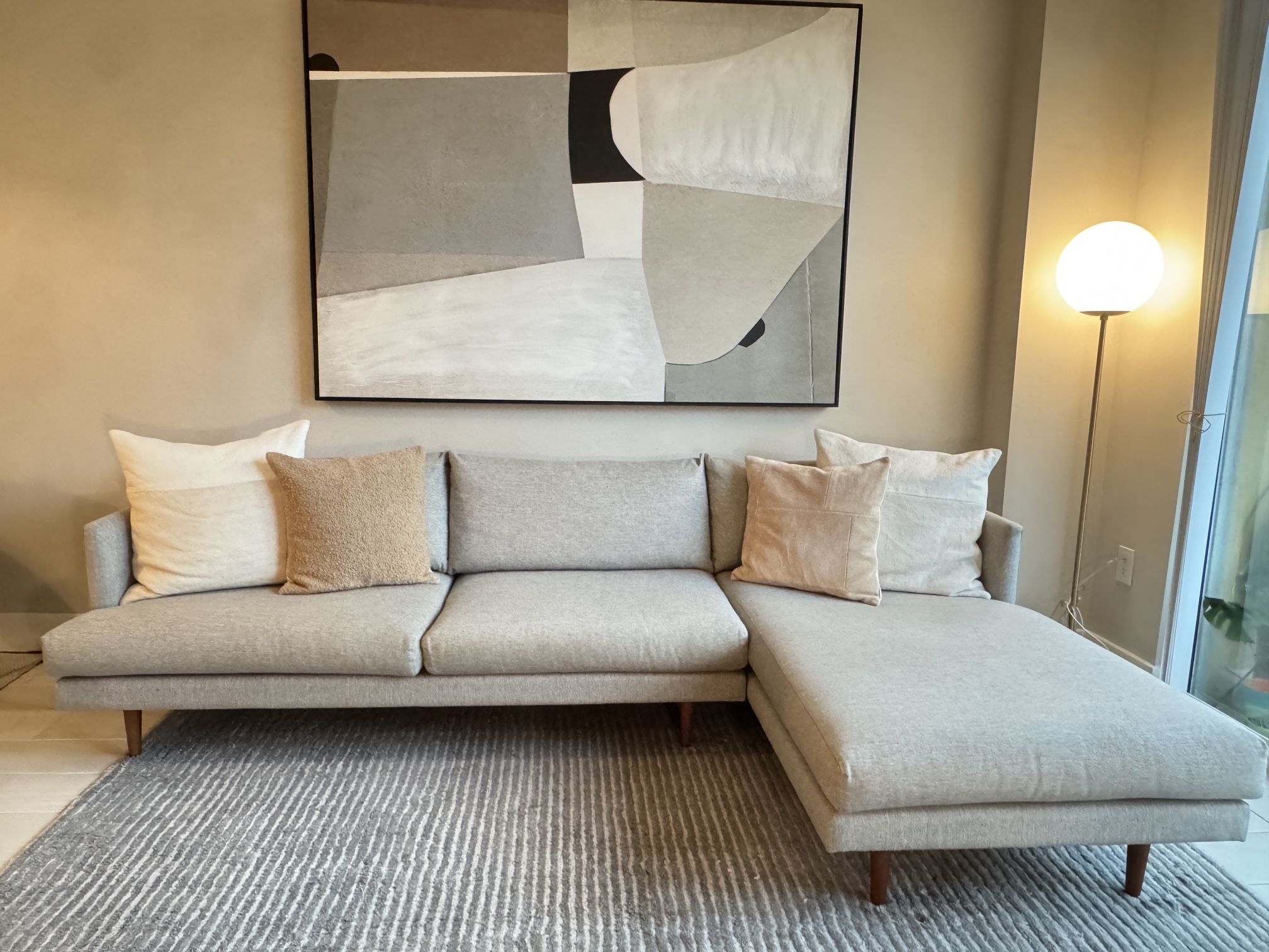 Article Burrard 112” Right Sectional Sofa