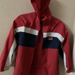Kids Fila Raincoat jacket Size 8/10