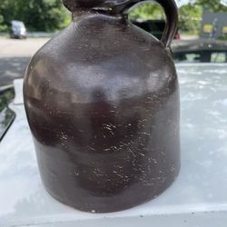Brown Stoneware Jug.  