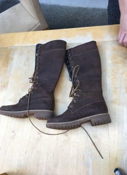Ladies timberland long boots sz 6