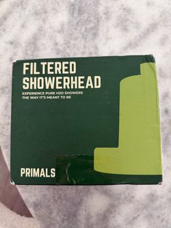 PRIMALS Filtered Showerhead – New in Box
