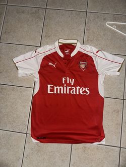 Authentic PUMA Arsenal FC 2015-2016 Home Football Soccer Jersey Kit Official