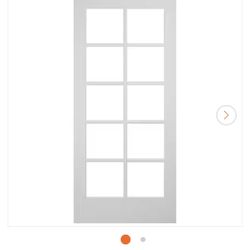 30x80 Lite Clear Glass Door Slab 