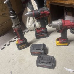 Lot Of Used MAC Cordless brushless Tools -$299