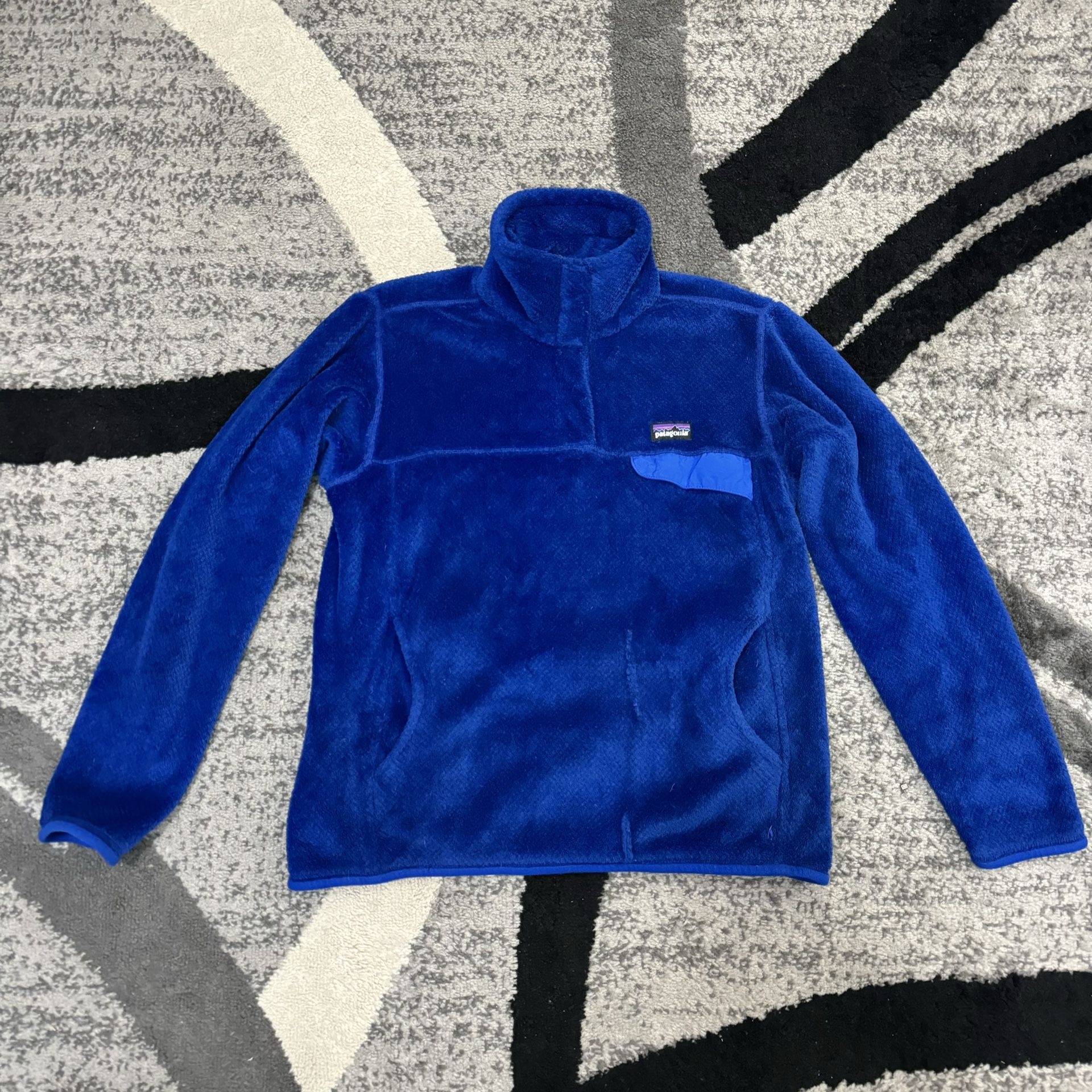 Patagonia Re Tool Snap T Womens Size Small Blue Fleece Pullover
