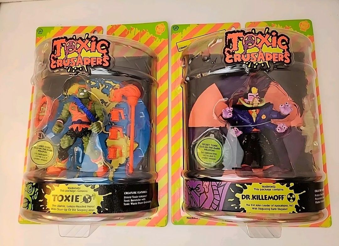 Toxic Crusaders Lot of 2 Toxie & Dr. Killemoff NEW