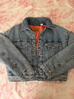 Levi's Denim Jacket with Pink Lining