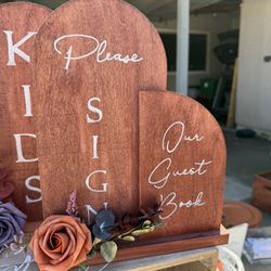 Wedding Table Signs