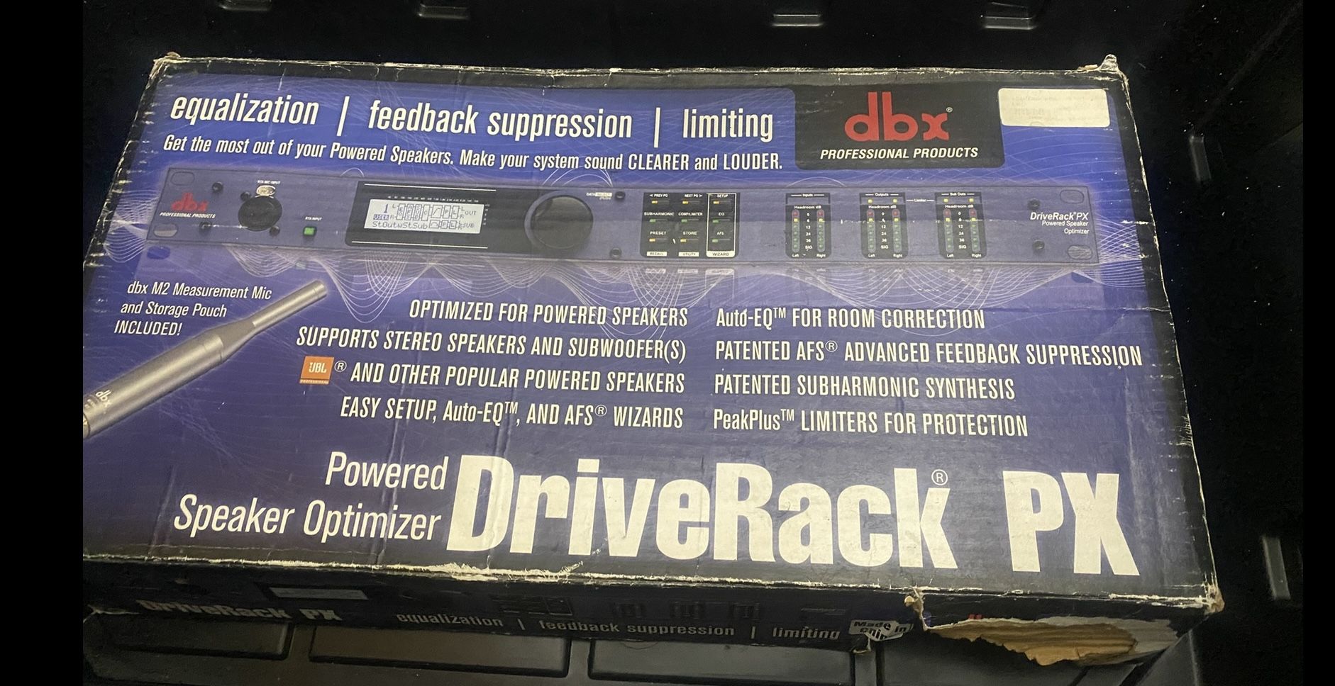 DBX Drive Rack PX For Powered PA Speakers