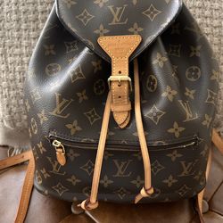 Louis Vuitton Montsour Monogram Backpack