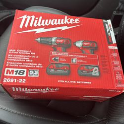 Milwaukee Drills And Backpack Sprayer Combo