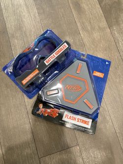 Nerf Battle Goggles and Flash Strike Target Set