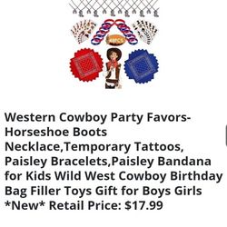 Cowboy Party Favors
