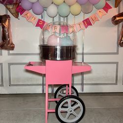 Pink Cotton Candy Machine