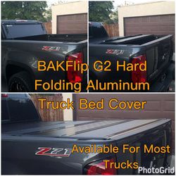 BAKFlip G2 hard folding aluminum truck bed cover (Tonneau Cover) available for most trucks.