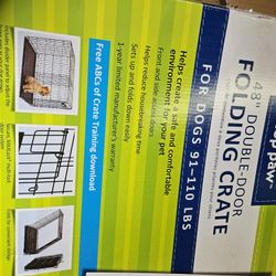 Large Folding Dog Crate