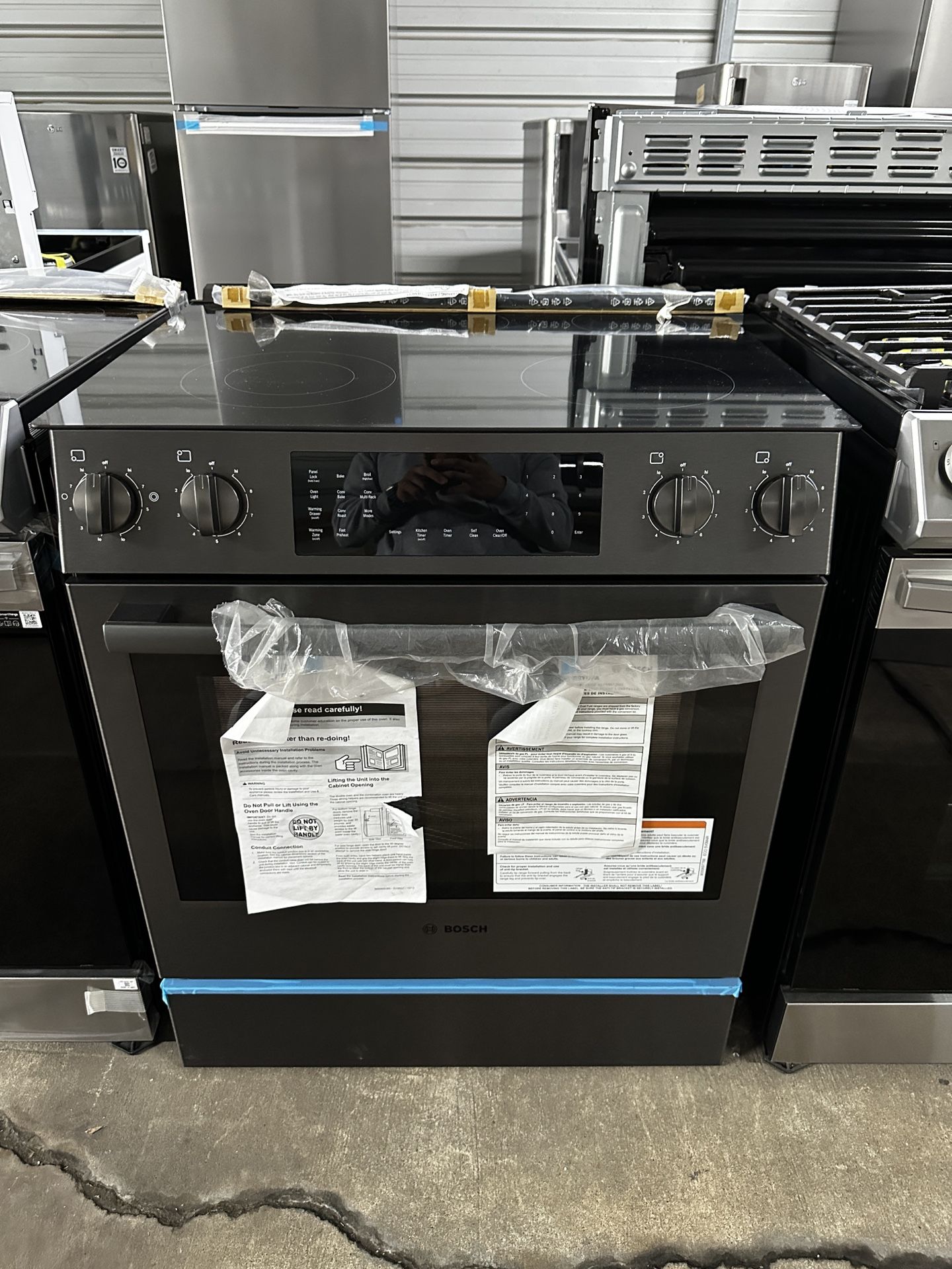 🔥BRAND NEW BOSCH 800 SERIES BLACK STAINLESS 30” ELECTRIC RANGE 🔥WARRANTY 🔥DELIVERY🔥