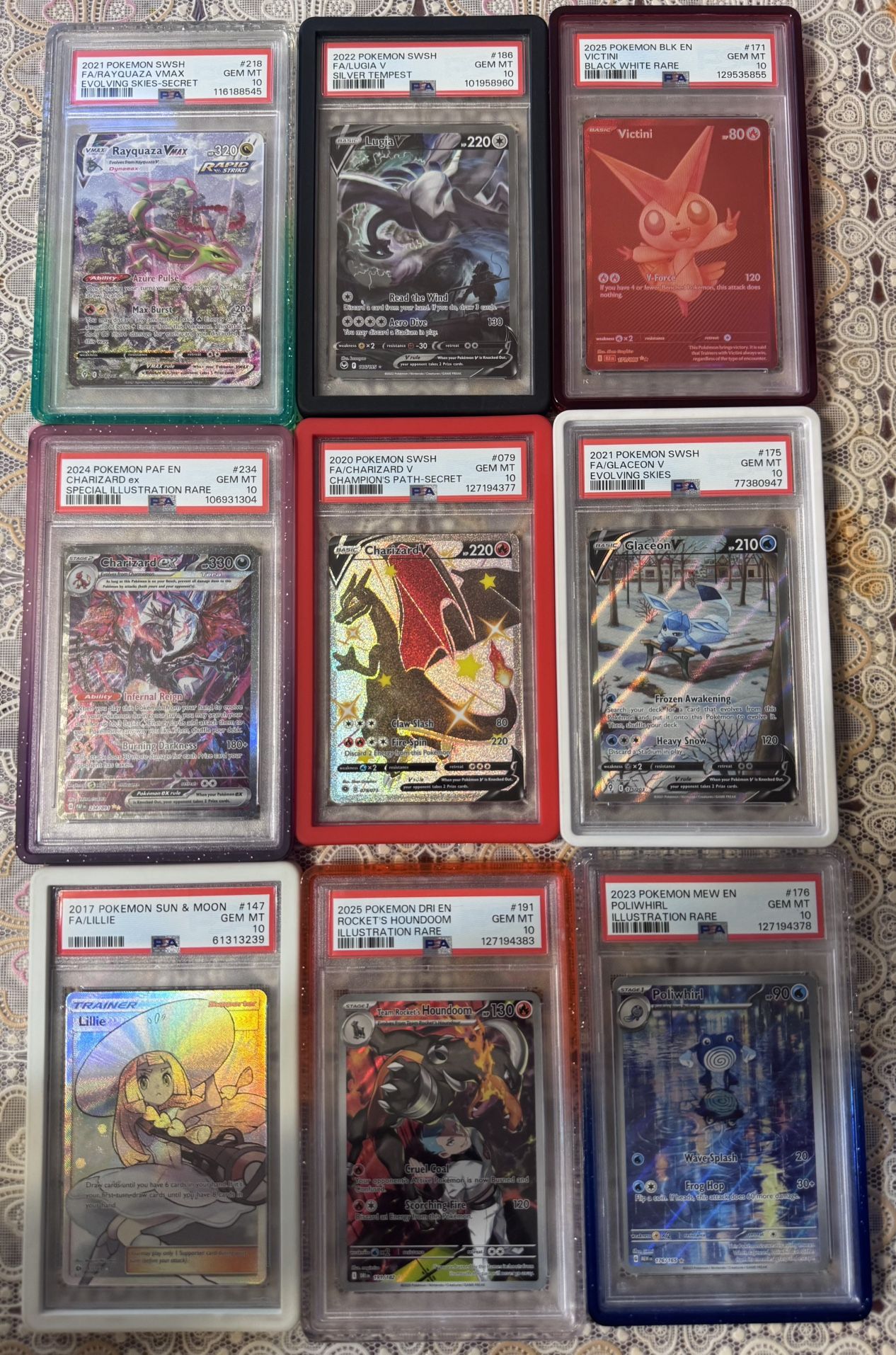 PSA Pokemon Slabs