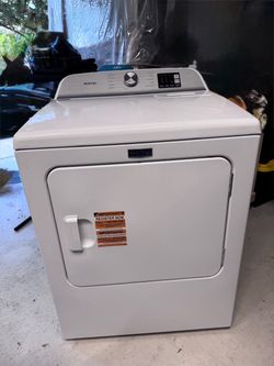 Maytag 7.0 cu. ft. Electric Dryer with Moisture Sensing in White