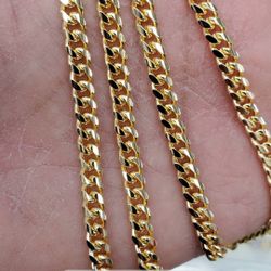 CUBAN LINK CHAIN 24 INCH 5MM GOLD PLATED