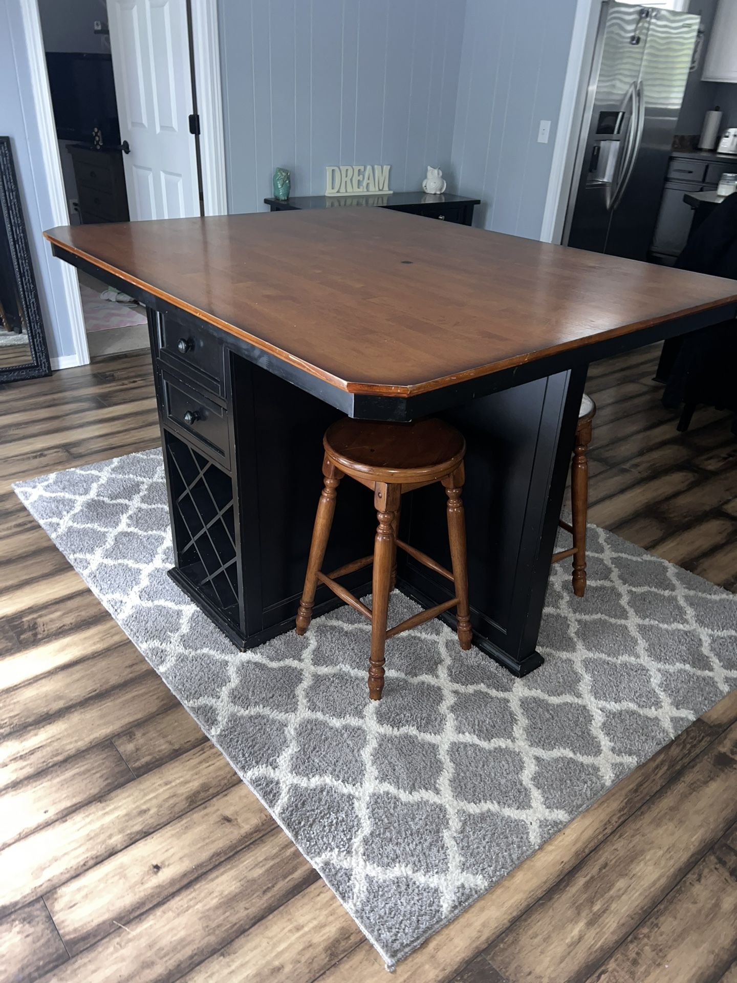 Bar Height Dining Table With Stools