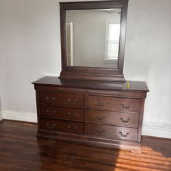 Dresser and Mirror