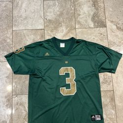 Adidas Notre Dame Football Jersey Mens  Joe Montana Green  Size XL