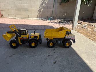 Tonka Front Loader and Dump Truck Set
