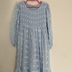 Baby Blue Dress For Girl Size 7