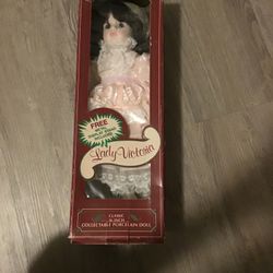 Lady Victoria Classic Collectible Porcelain Doll