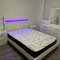 Queen  Size Bedroom  Set  All New Furniture And Free Delivery 