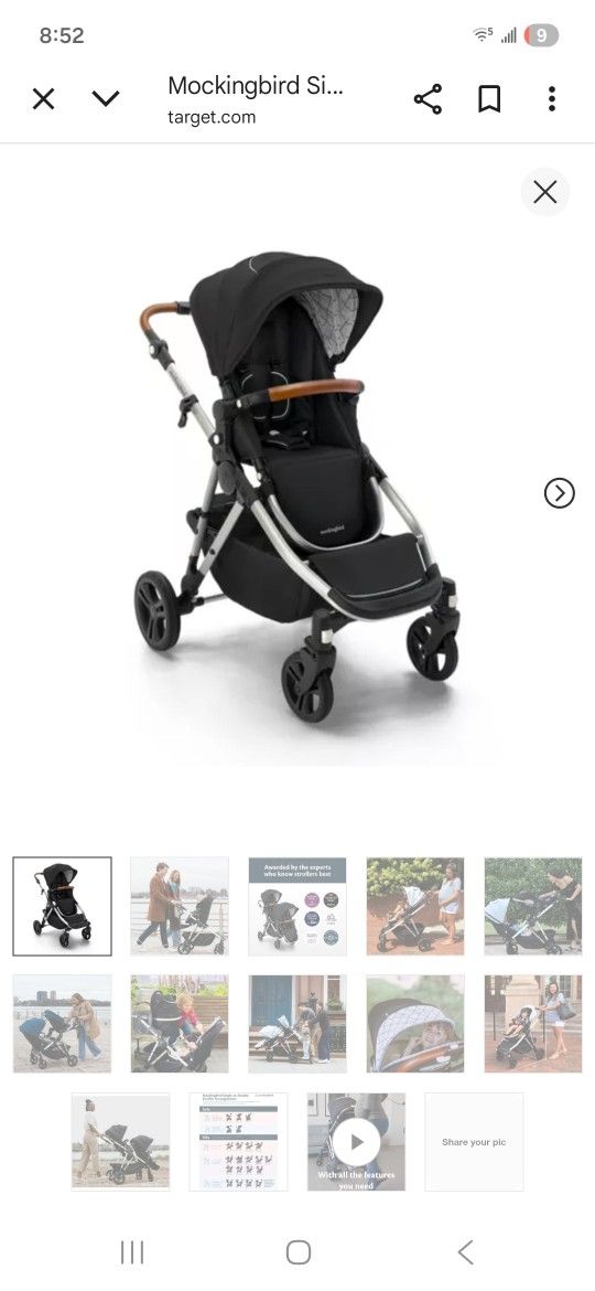 Mockingbird Single To Double Stroller