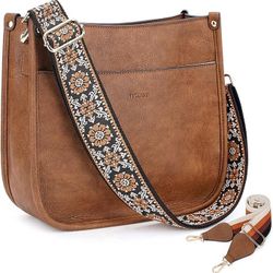 HKCLUF Crossbody Bags for Women Trendy Vegan Leather