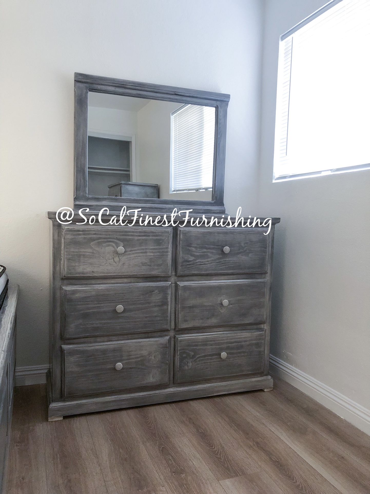 Dresser With Mirror Solid Wood