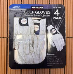 Kirkland Signature Golf Gloves 4-Pack Large