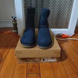 Navy Blue Ugg Boots Size 8 For Women