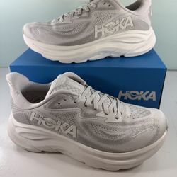 NEW HOKA ONE ONE Women’s Clifton 10 Running Walking Athletic Shoes 1162031 GREY